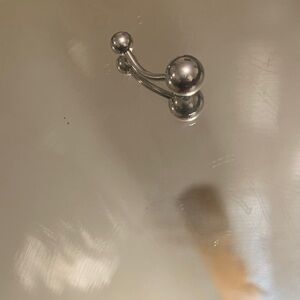Silver Belly Button Ring